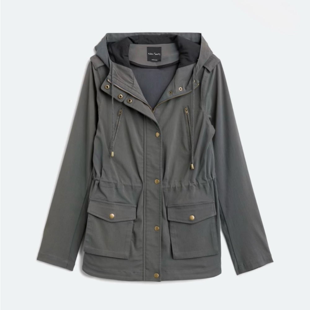 Slate Gray Utility Jacket for Women
